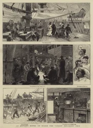 Notas de un Artista a bordo del barco de emigrantes Indus